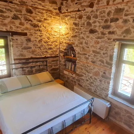 度假居 Traditional Stone House In Kissos Pelion *