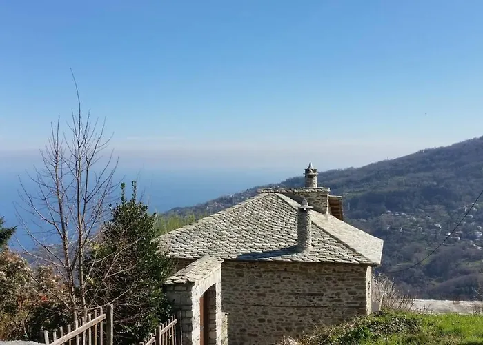 Traditional Stone House In Kissos Pelion Nyaraló *