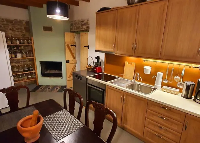 Traditional Stone House In Kissos Pelion